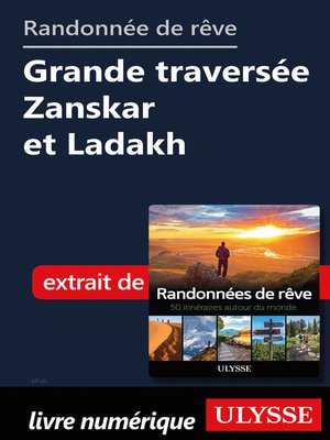 cover image of Randonnée de rêve--Grande traversée Zanskar et Ladakh